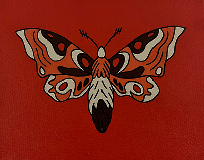 Red Moth