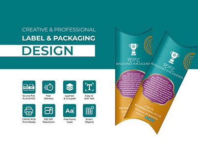Food Roll packaging design