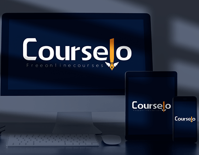 Courselo Logo Showcase (website for free E-learning)