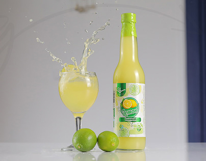 Salman Novin Khorak Lemon Juice Label Design