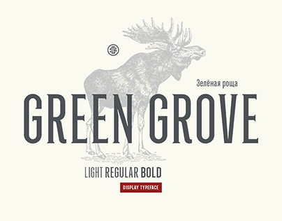 Green grove // Typeface