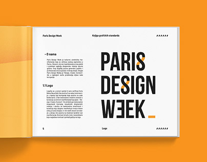 Paris Design Week visual identity book / redesign