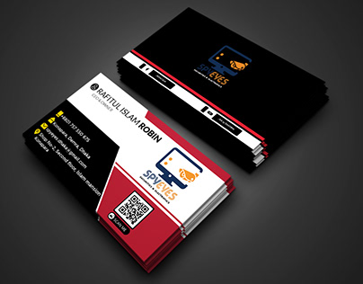 Business card design for client