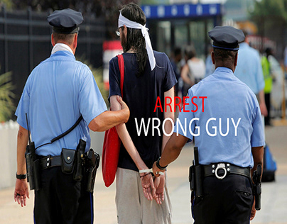 adult cop arrest wrong guy