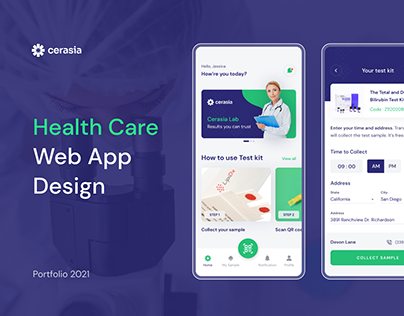 Cerasia | Health Care | Web App Design