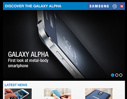 Samsung Galaxy Alpha Launch Hub