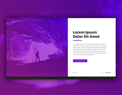 Screen / UI / Landing Page Design Work
