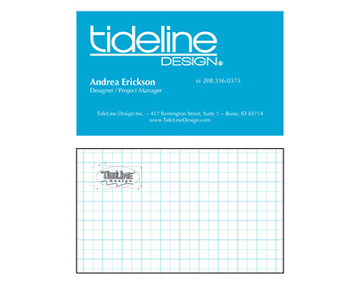 TideLine Design Business Cards