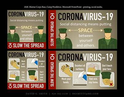Camp Pendleton Corona Virus-19 Distancing