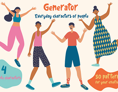 Generator characters of people