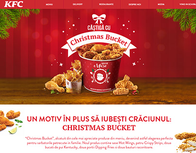 KFC Christmas Landing Page Suggestion