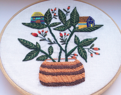 Planthouse embroidery