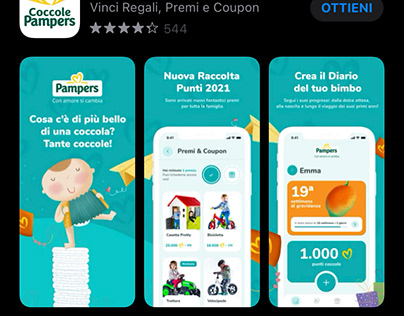 APP Coccole Pampers