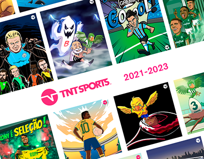 TNT Sports Br illustrations 2021-2023