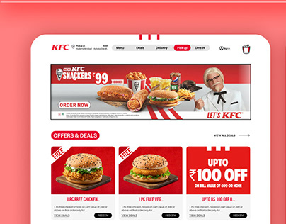 Revamping KFC Website UI/UX • UX critique report