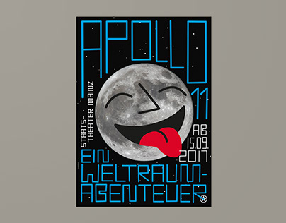 Staatstheater Mainz – Apollo 11 (Poster)