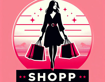 Shopping logo design