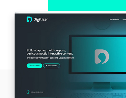 Digitizer - landing page for the digitizing content app