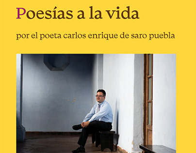 Portada Poesías a la Vida por Carlos de Saro Puebla
