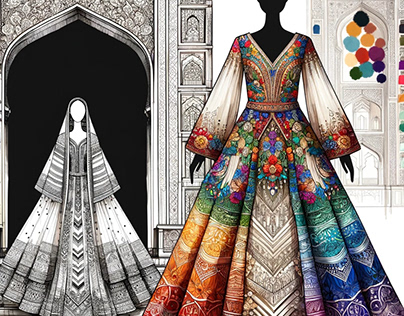 Mughal Elegance: A Modern Twist