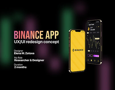 Binance App UX/UI Redesign Concept