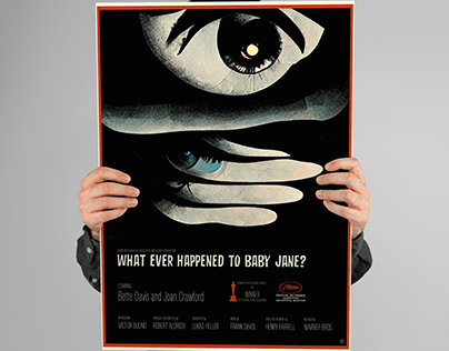 Poster work for "What Ever Happened to Baby Jane?"