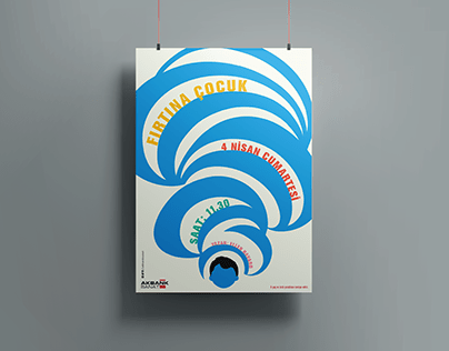 Hurricane Boy - Akbank Poster Design (Student Project)