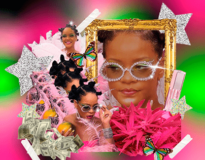Collage Rihanna // PINK FANTASY