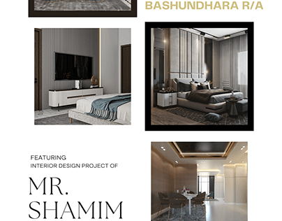 INTERIOR DESIGN PROJECT OF MR. SHAMIM