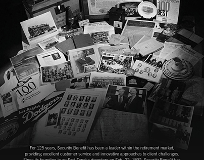 Security Benefit 125th Year Anniversary Ad