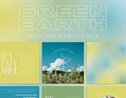 Green Earth - Instagram Template Pack