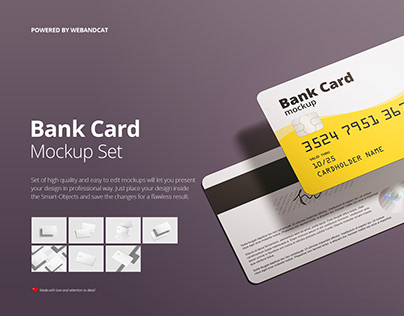 Bank Card / Membership Card Mockup