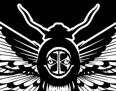Kostume Kult Metamorphosis theme Tshirt: deathhead moth