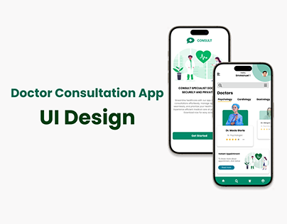 UI Design | Doctor Consultation App | Figma
