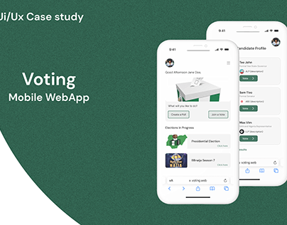 Voting ; A Mobile WebApp