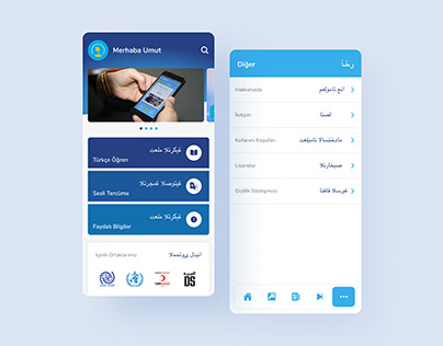 Turkcell Merhaba Umut App - UI Design