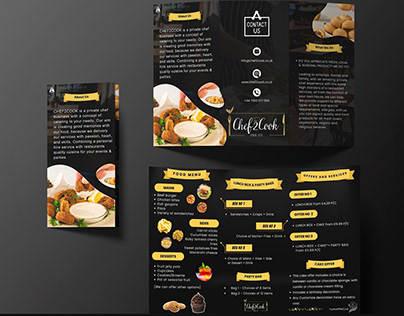 Resturant Menu Brochure