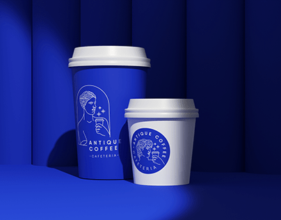 Antique Coffee - Logo Concept & 3D Modeling