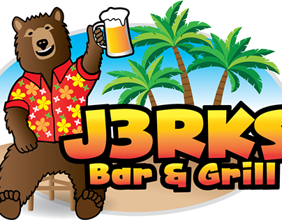 J3RKS Bar and Grill logo design