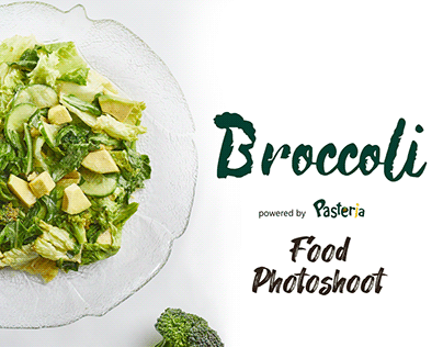 Photoshoot for “Broccoli” healthy food