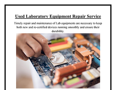 Used Laboratory Equipment Repair Service