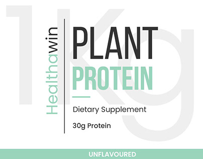Packaging Design for Plant Protein - Healthawin