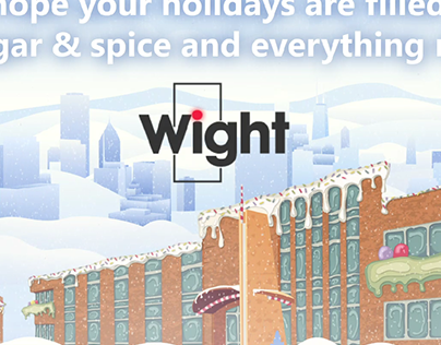 Holiday E-Card for Wight & Company
