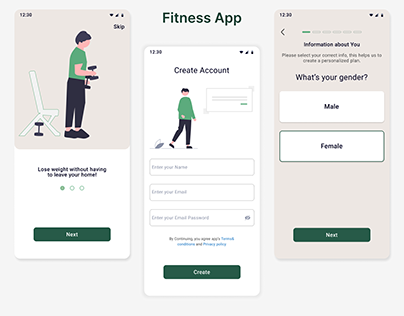 UI Fitness App