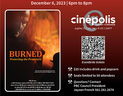 BURNED documentary - Flyer and Social Media Design