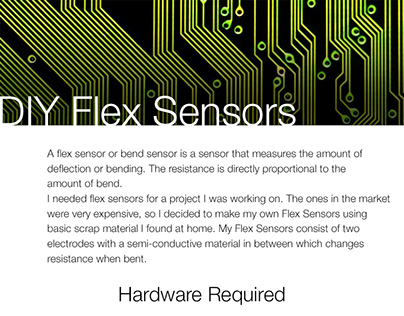 D.I.Y. Flex Sensors