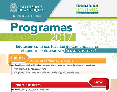 Educación Continua, CIEC, Universidad de Antioquia