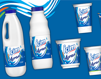 İçim Ayran (Yoghurt Drink) Packaging Design Uplift