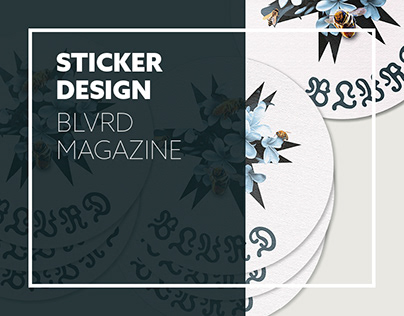 Sticker Design - BLVRD Magazine