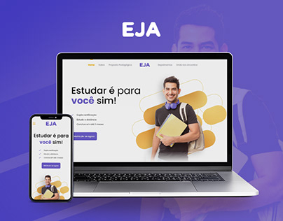 EJA Estudantil / Education School Landing page / UI
